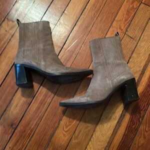 Stylish Gray Ankle Boots